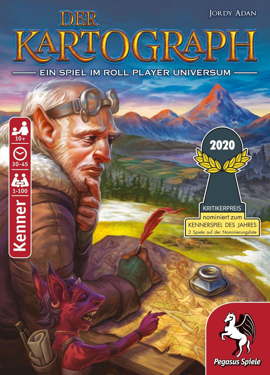 Cover: 4250231726026 | Der Kartograph *Nominiert Kennerspiel des Jahres 2020* | Spiel | 2019