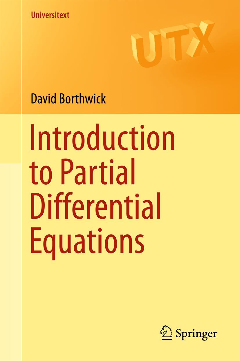 Cover: 9783319489346 | Introduction to Partial Differential Equations | David Borthwick | xvi