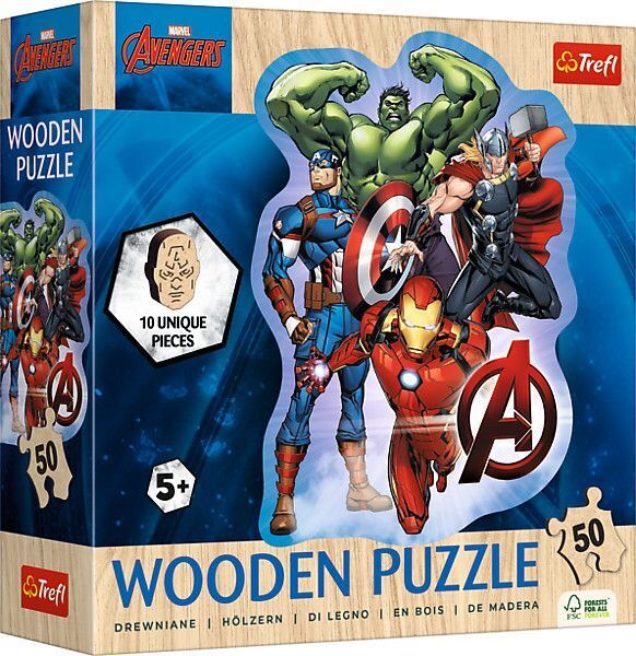 Cover: 5900511202564 | Holz Puzzle Junior 50 - Avengers | Spiel | In Kartonage | 20256 | 2024