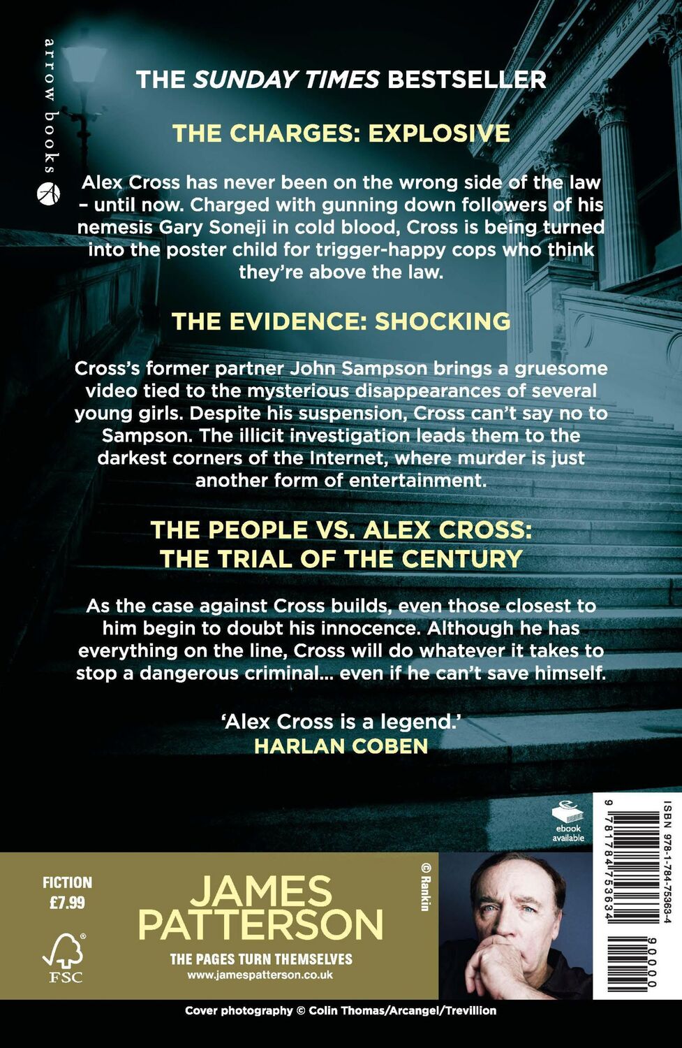 Rückseite: 9781784753634 | The People vs. Alex Cross | (Alex Cross 25) | James Patterson | Buch