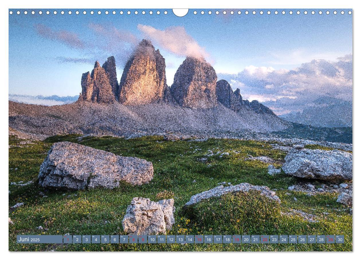 Bild: 9783435113217 | Traumplätze in den Dolomiten (Wandkalender 2025 DIN A3 quer),...