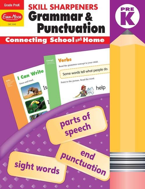 Cover: 9781629388670 | Skill Sharpeners: Grammar &amp; Punctuation, Prek Workbook | Publishers