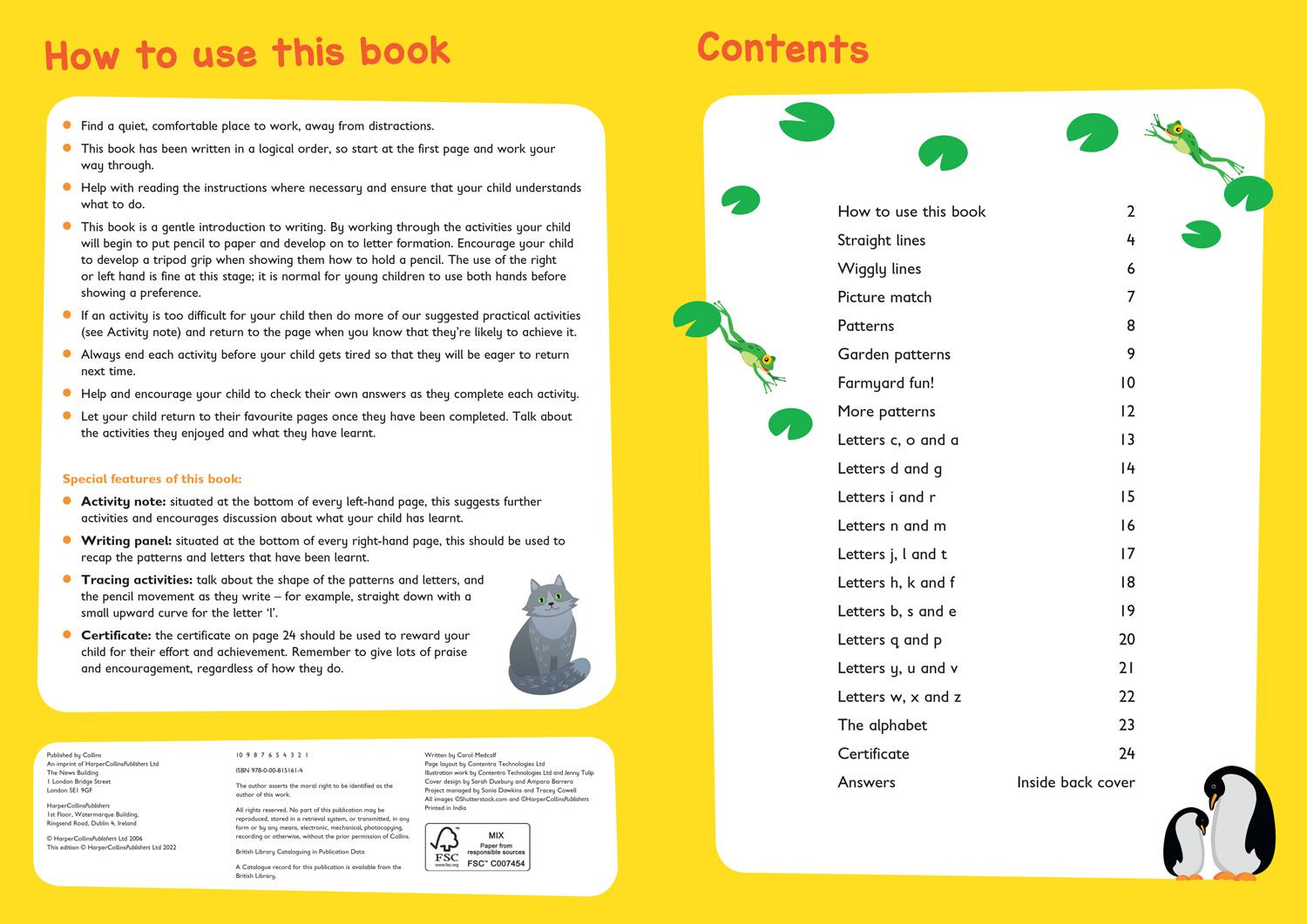 Bild: 9780008151614 | Writing Ages 3-5 | Ideal for Home Learning | Collins Easy Learning