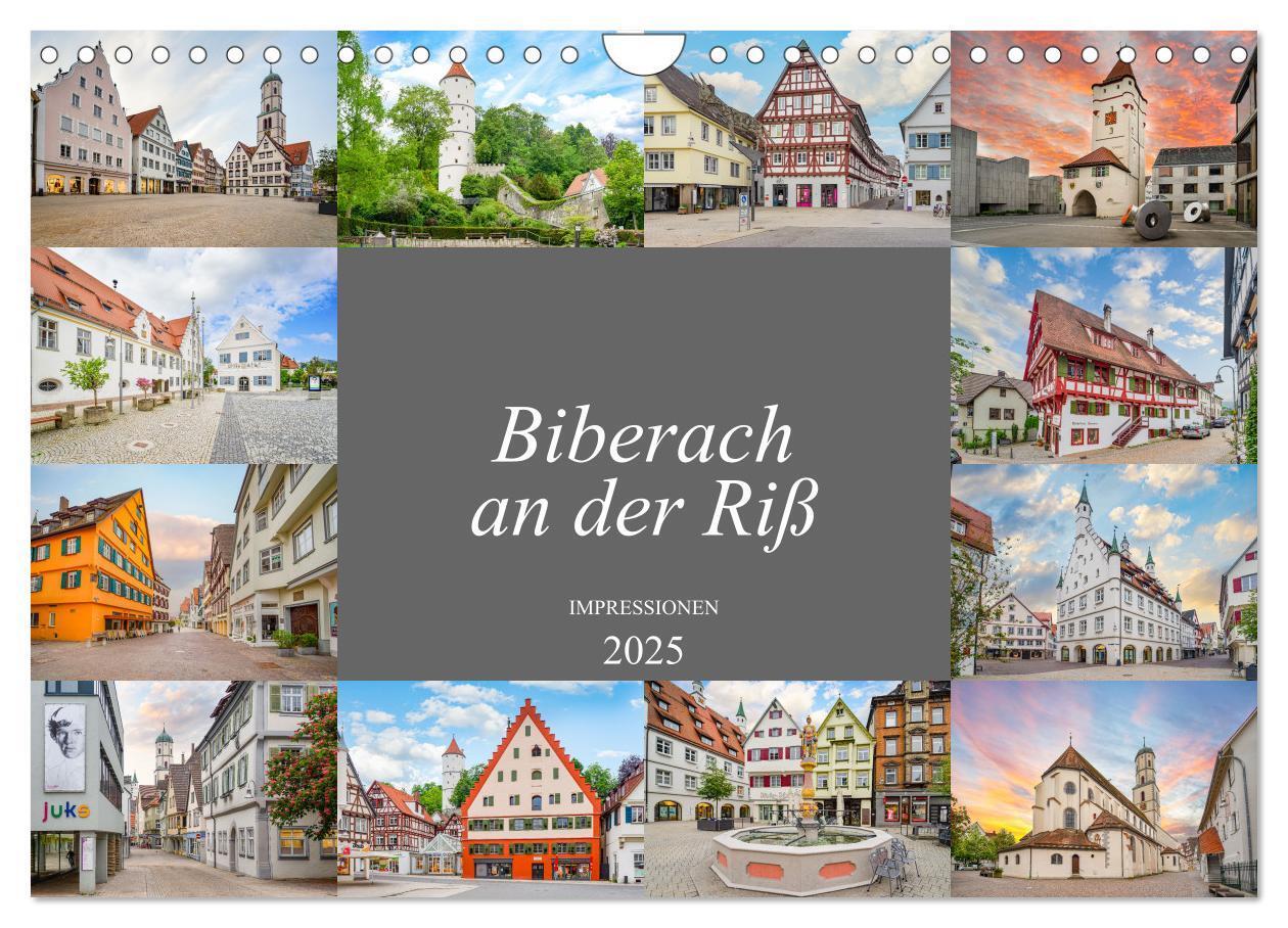 Cover: 9783435058853 | Biberach an der Riß Impressionen (Wandkalender 2025 DIN A4 quer),...