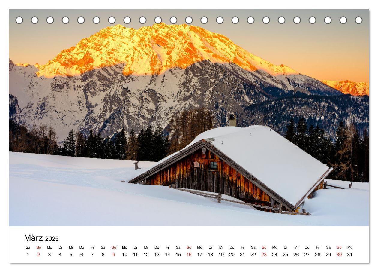 Bild: 9783435153879 | Berchtesgadener Berge im Licht (Tischkalender 2025 DIN A5 quer),...