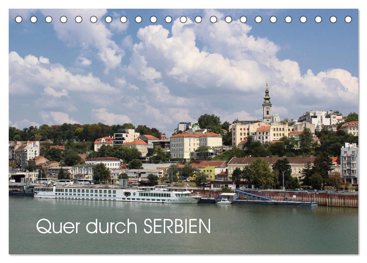 Cover: 9783435618118 | Quer durch Serbien (Tischkalender 2025 DIN A5 quer), CALVENDO...