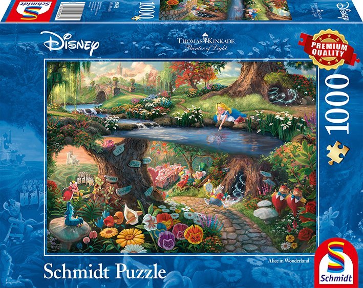 Cover: 4001504596361 | Disney, Alice im Wunderland (Puzzle) | Thomas Kinkade | Spiel | 59636