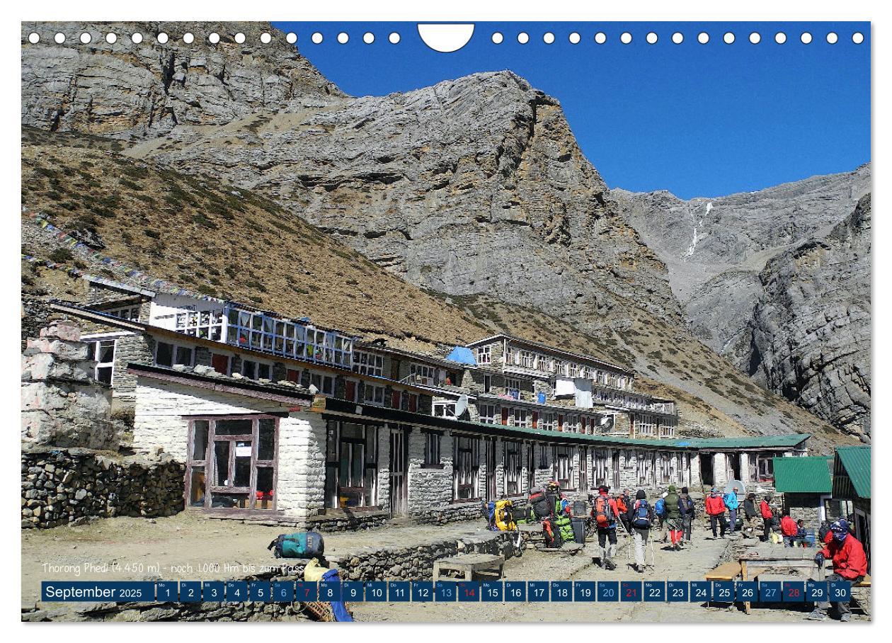 Bild: 9783435038077 | Der Annapurna Trek (Wandkalender 2025 DIN A4 quer), CALVENDO...