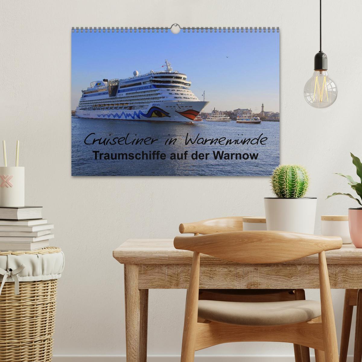 Bild: 9783435808731 | Cruiseliner in Warnemünde (Wandkalender 2025 DIN A3 quer), CALVENDO...