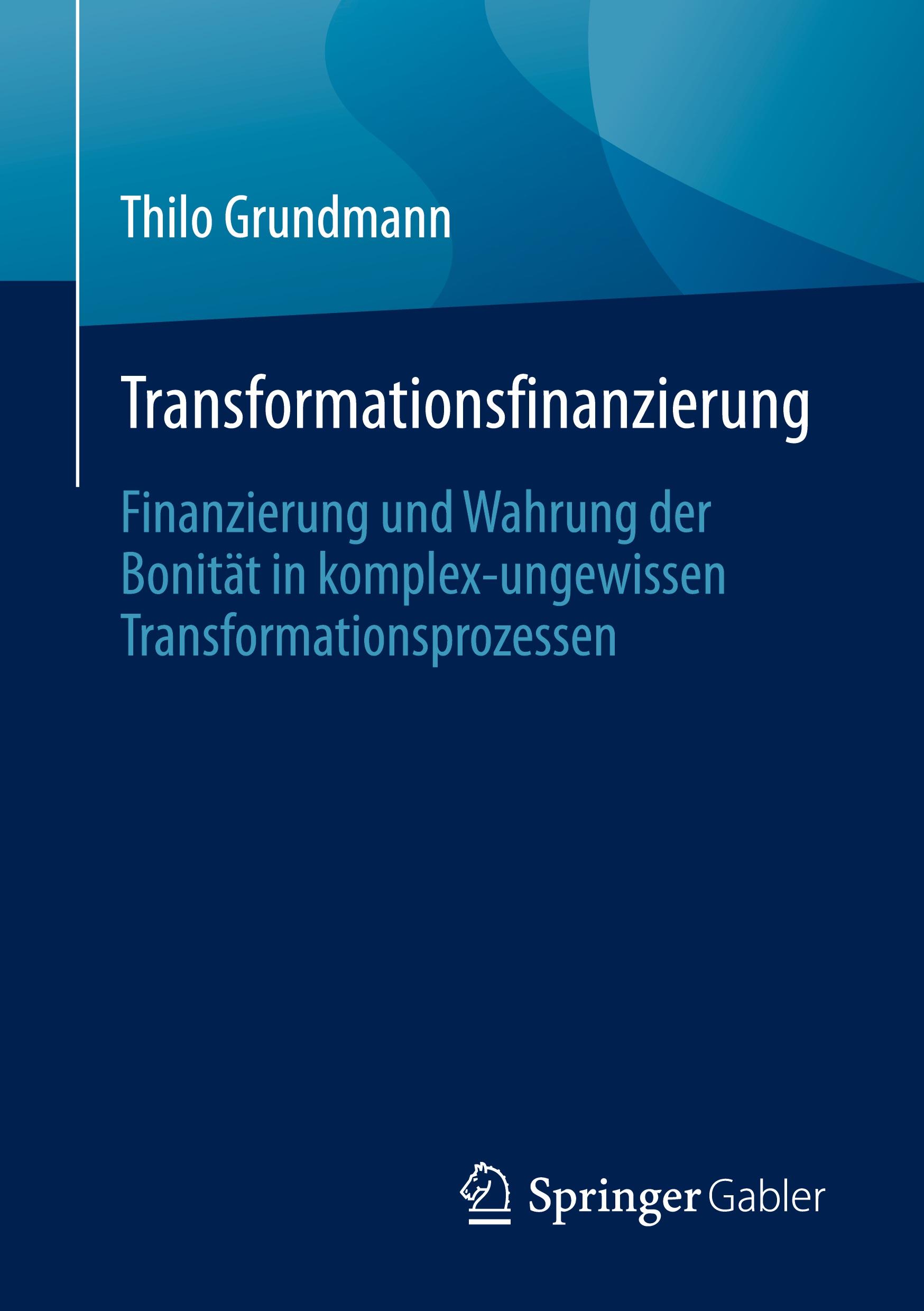 Cover: 9783662673829 | Transformationsfinanzierung | Thilo Grundmann | Taschenbuch | viii