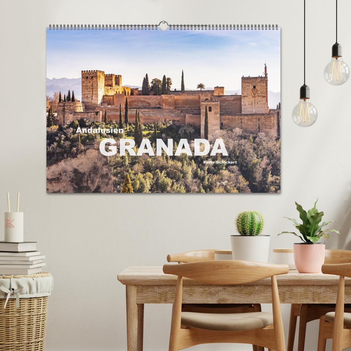 Bild: 9783383975639 | Andalusien - Granada (Wandkalender 2025 DIN A2 quer), CALVENDO...