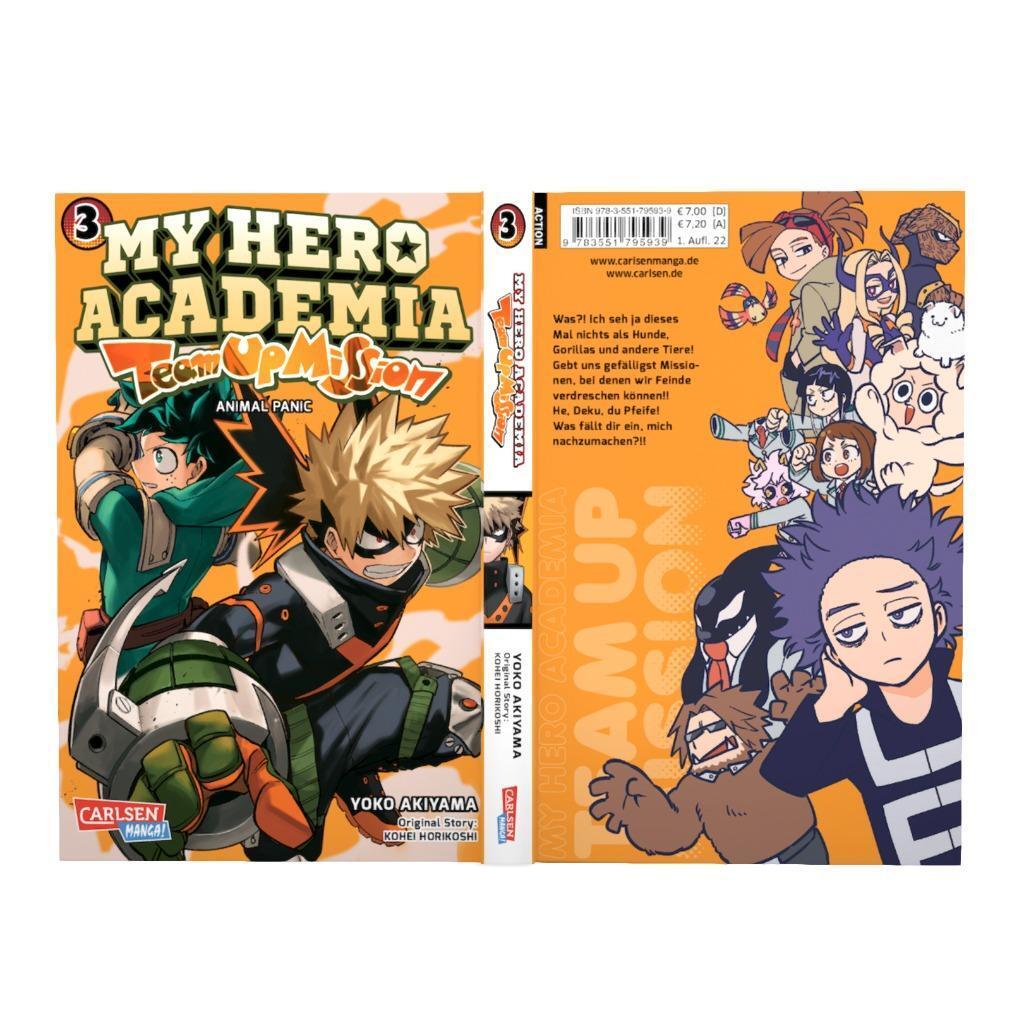 Bild: 9783551795939 | My Hero Academia - Team Up Mission 3 | Kohei Horikoshi (u. a.) | Buch