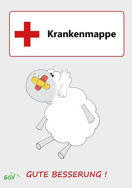 Cover: 9783948113179 | GSV Krankenmappe für die Grundschule Edgar, das Schaf - grau | Deutsch