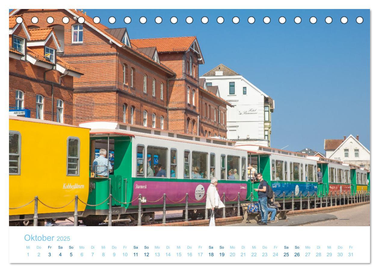 Bild: 9783435073986 | Moin Borkum (Tischkalender 2025 DIN A5 quer), CALVENDO Monatskalender