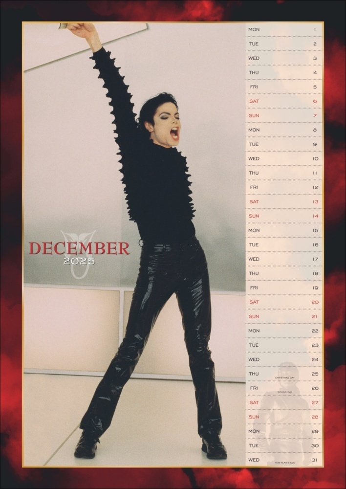 Bild: 9783840196737 | Michael Jackson Posterkalender 2025 | Kalender | Spiralbindung | 14 S.