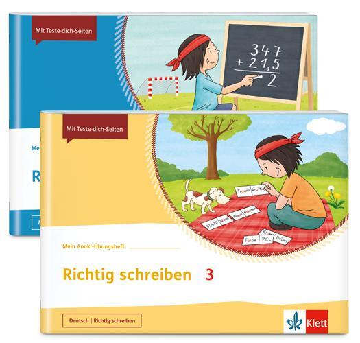 Cover: 9783121621989 | Mein Anoki-Übungsheft - Paket Richtig schreiben / Richtig rechnen 3