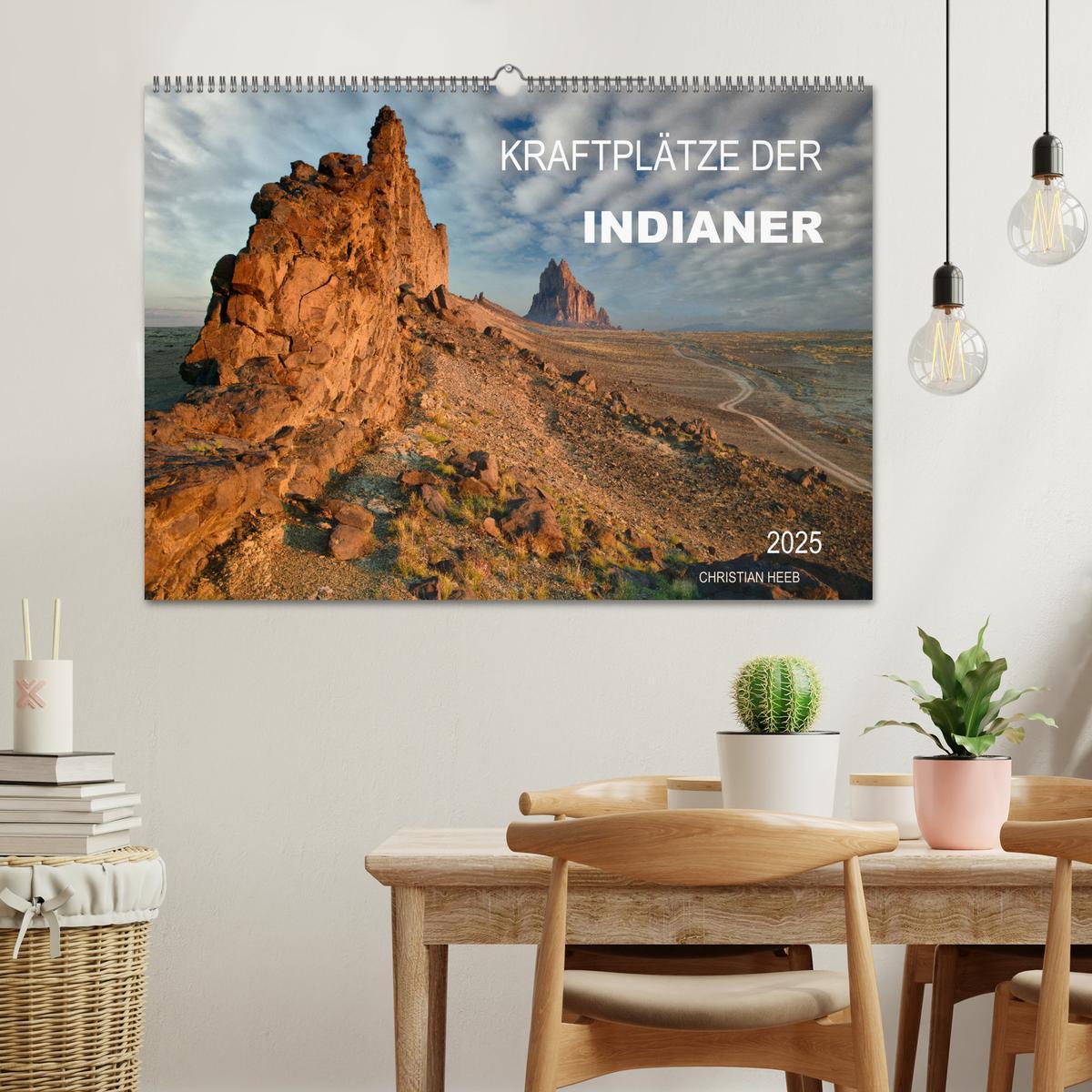 Bild: 9783457162019 | Kraftplätze der Indianer (Wandkalender 2025 DIN A2 quer), CALVENDO...