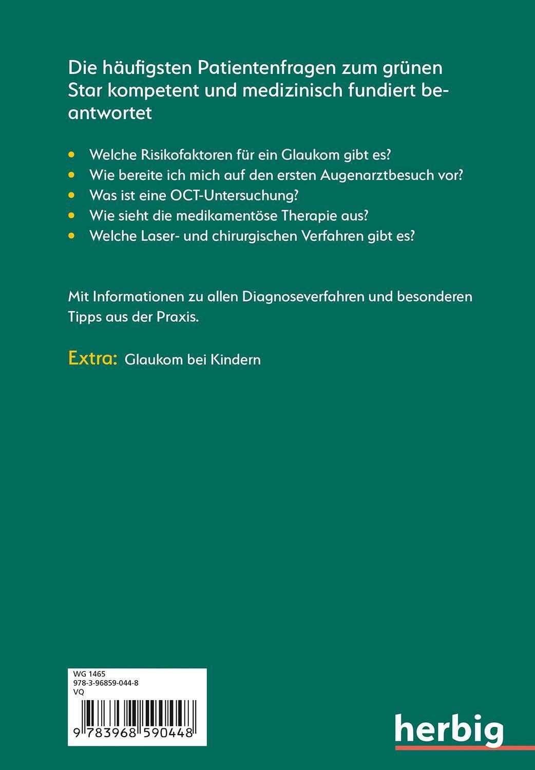 Bild: 9783968590448 | In der Sprechstunde: Grüner Star; Erkennen - verstehen - behandeln