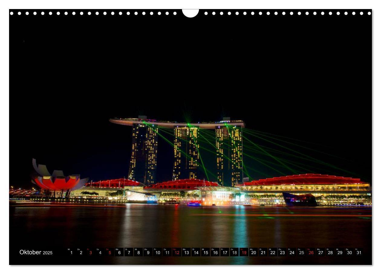 Bild: 9783435522170 | Singapur - Einzigartige Skylines (Wandkalender 2025 DIN A3 quer),...