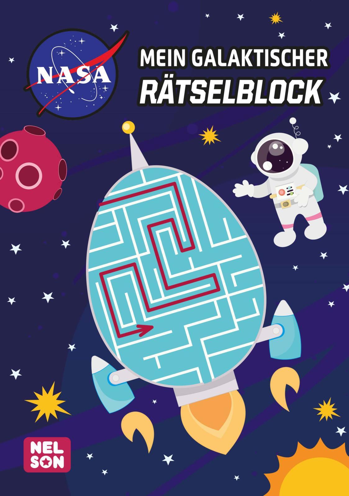 Cover: 9783845127774 | NASA: Mein galaktischer Rätselblock | Taschenbuch | NASA | 128 S.