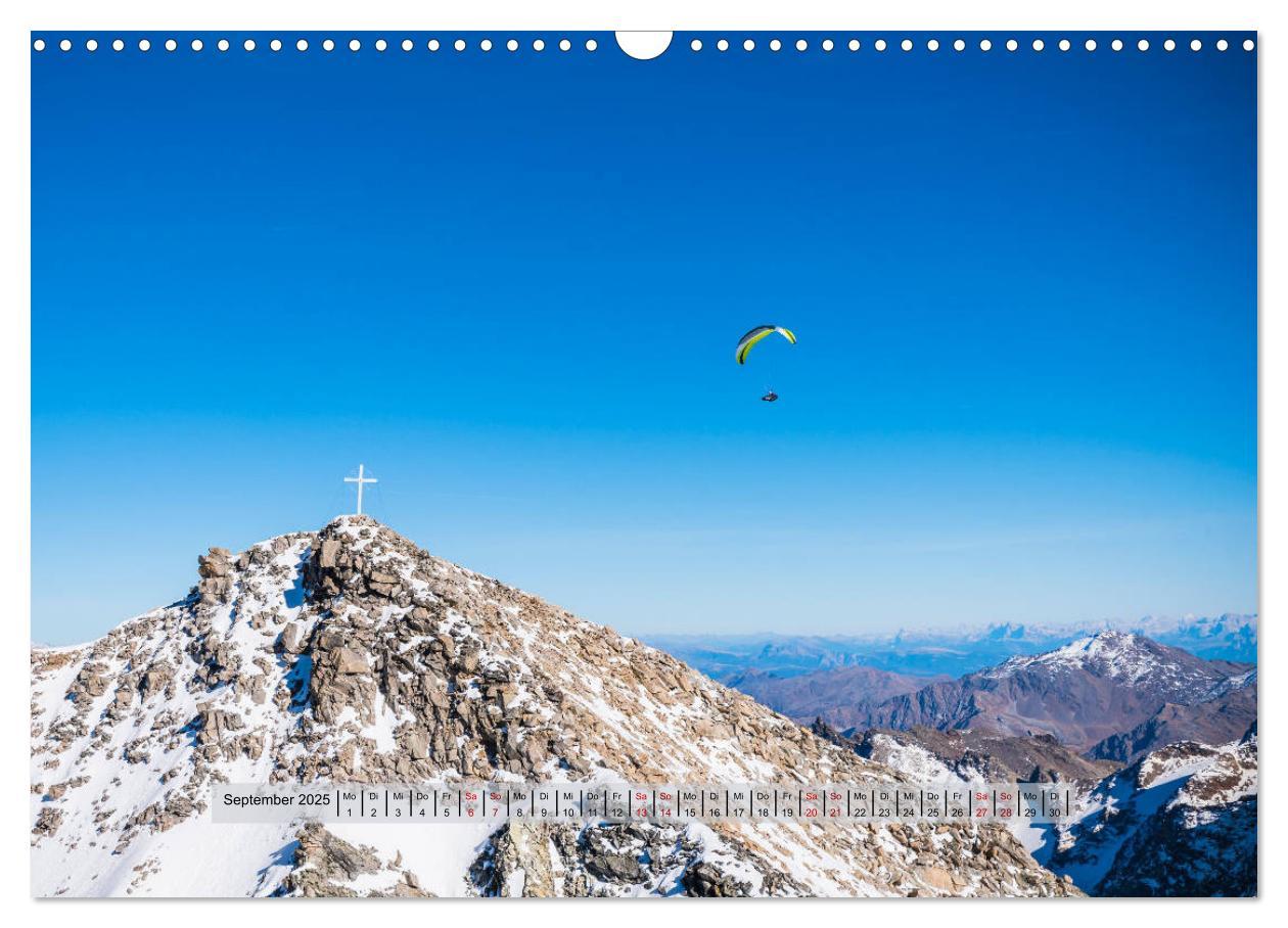 Bild: 9783435337170 | Paragliding - lautloses Schweben (Wandkalender 2025 DIN A3 quer),...