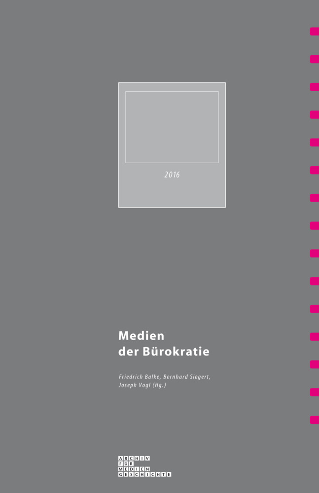 Cover: 9783770561285 | Medien der Bürokratie | Joseph Vogl (u. a.) | Taschenbuch | 176 S.