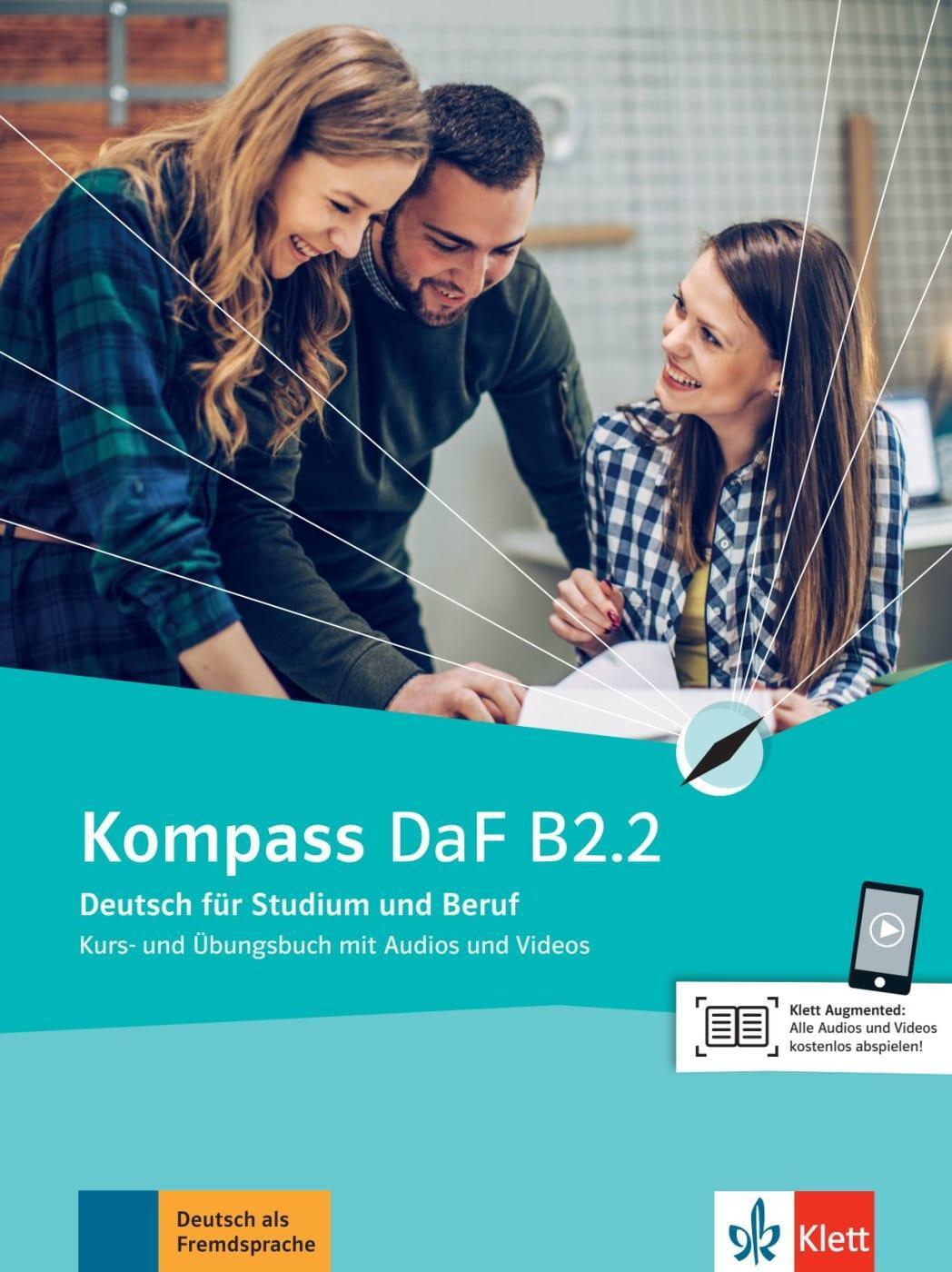 Cover: 9783126700023 | Kompass DaF B2.2. Kurs- und Übungsbuch mit Audios und Videos | Buch