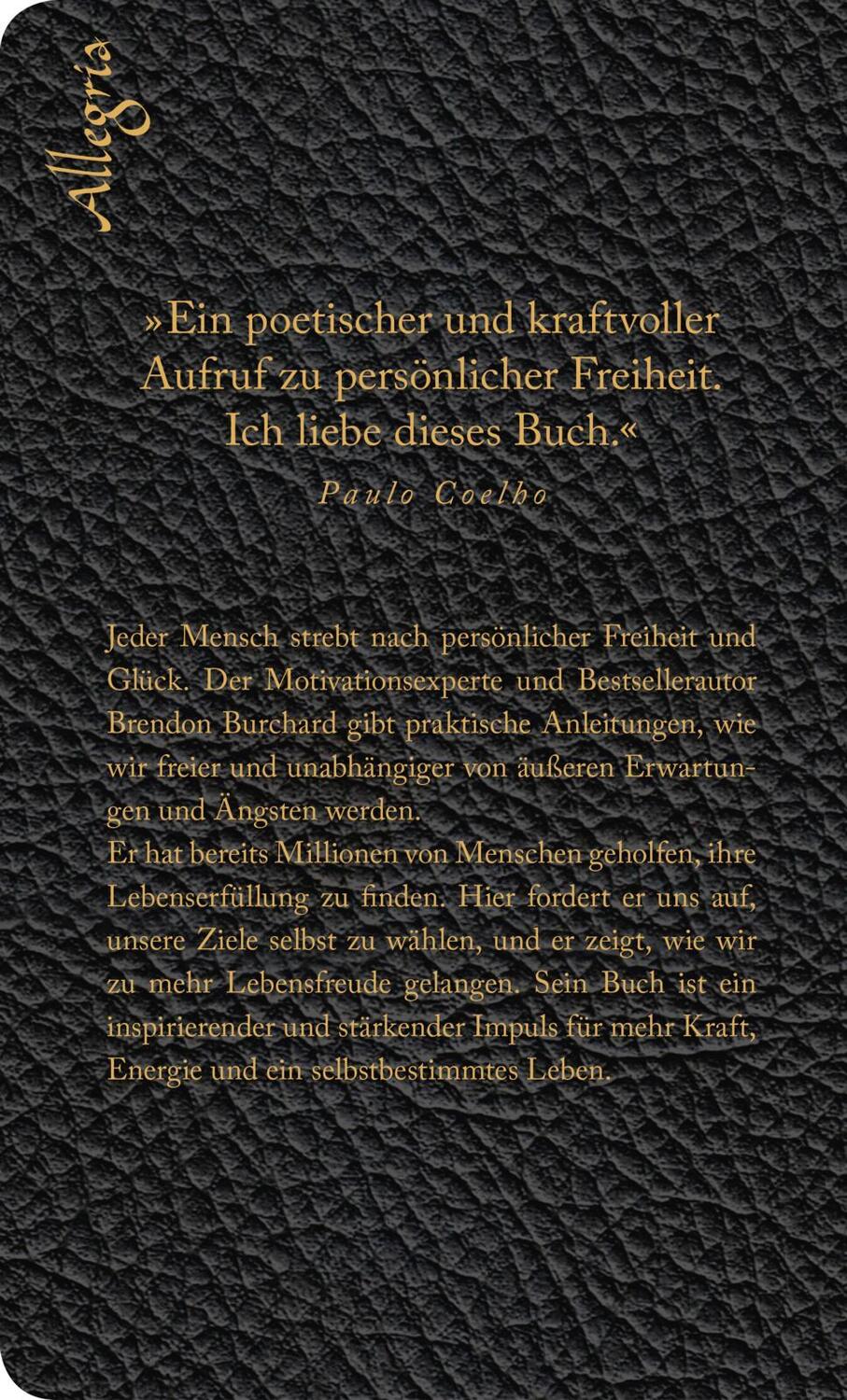 Rückseite: 9783793423102 | Das MotivationsManifest | 9 Versprechen, das Leben zu meistern | Buch