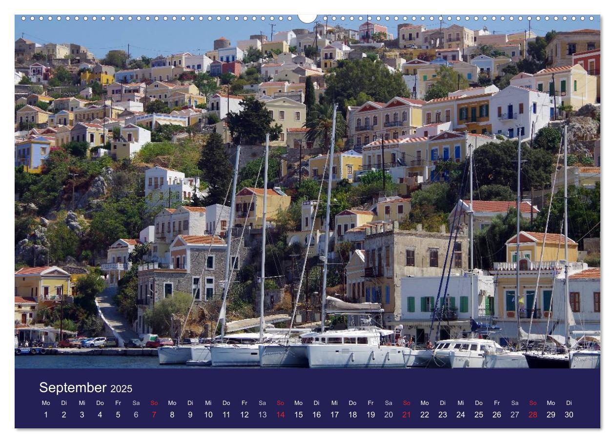 Bild: 9783435668144 | Rhodos mit Lindos und Symi (Wandkalender 2025 DIN A2 quer),...