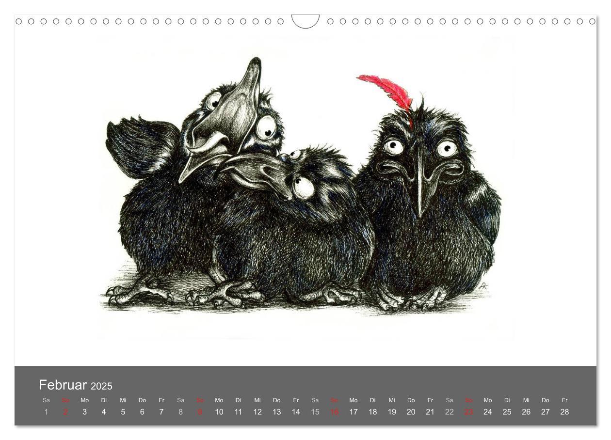 Bild: 9783435824830 | owls &amp; friends 2025 (Wandkalender 2025 DIN A3 quer), CALVENDO...