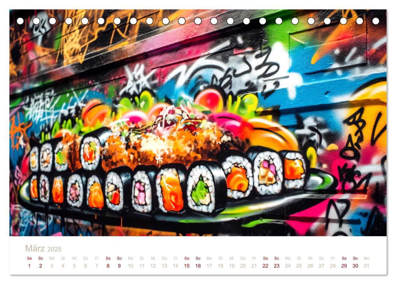 Bild: 9783435017478 | FAST FOOD STREET STYLE (Tischkalender 2025 DIN A5 quer), CALVENDO...