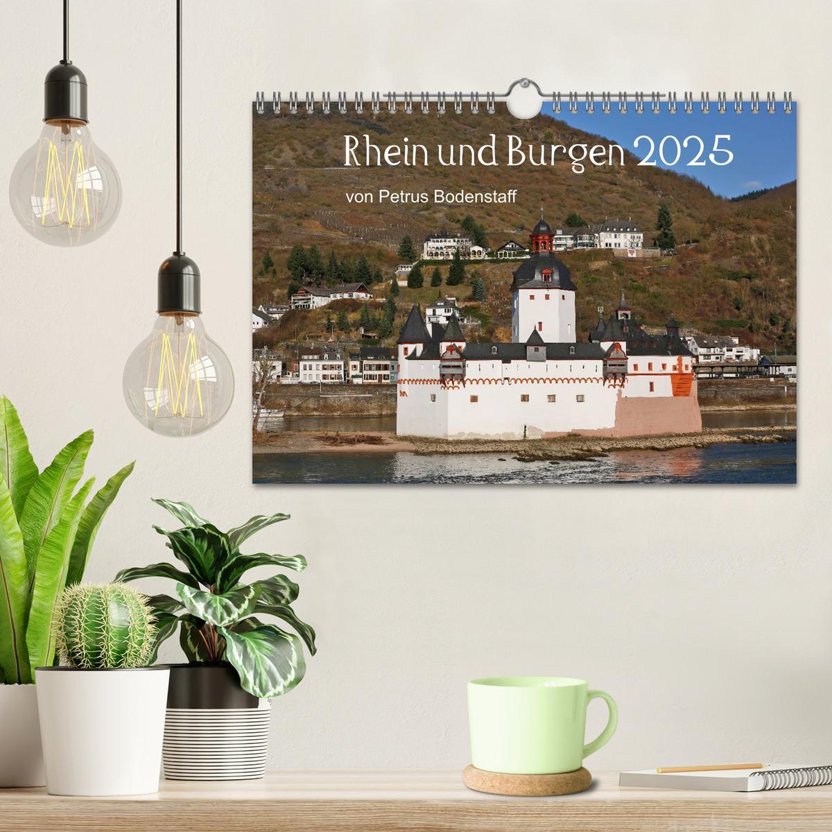 Bild: 9783435613953 | Rhein und Burgen (Wandkalender 2025 DIN A4 quer), CALVENDO...