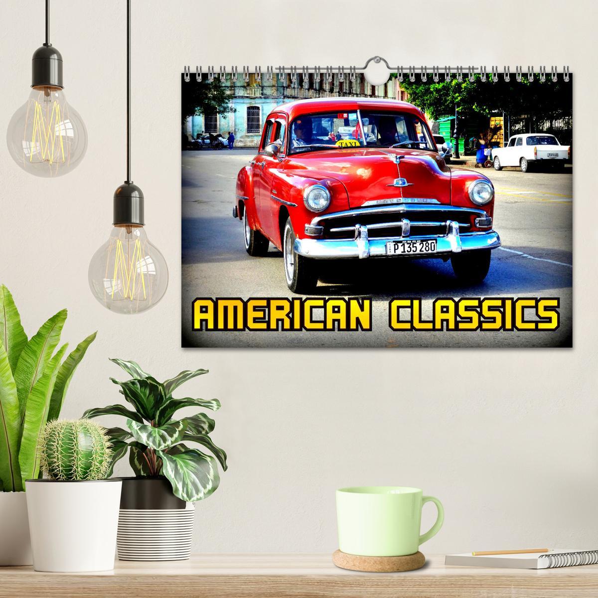 Bild: 9783435468515 | American Classics (Wandkalender 2025 DIN A4 quer), CALVENDO...