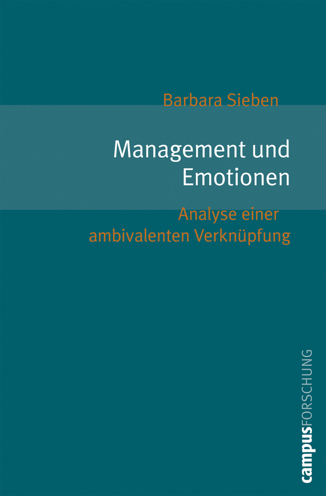 Cover: 9783593383613 | Management und Emotionen | Barbara Sieben | Taschenbuch | 371 S.