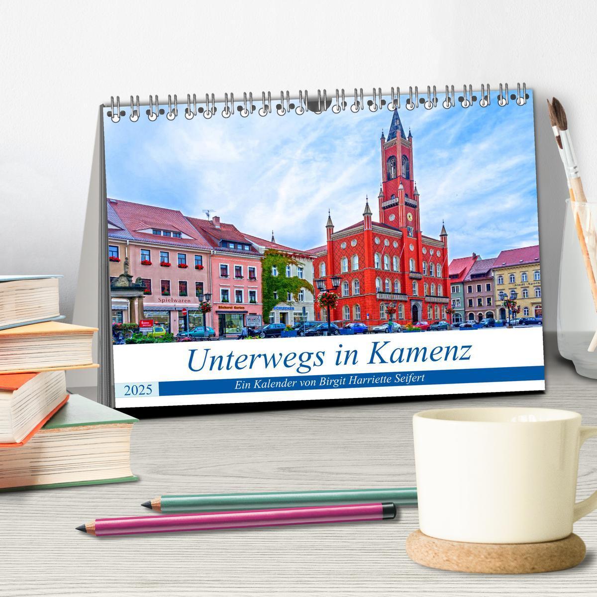 Bild: 9783435180271 | Unterwegs in Kamenz (Tischkalender 2025 DIN A5 quer), CALVENDO...