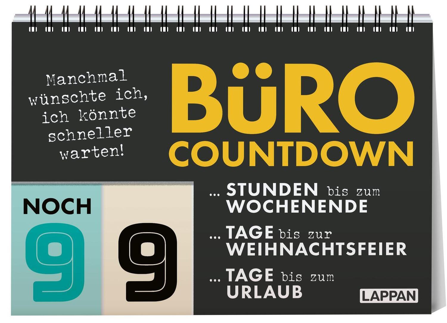 Cover: 9783830364450 | Countdown-Kalender für's Büro | Taschenbuch | Spiralbindung | 26 S.