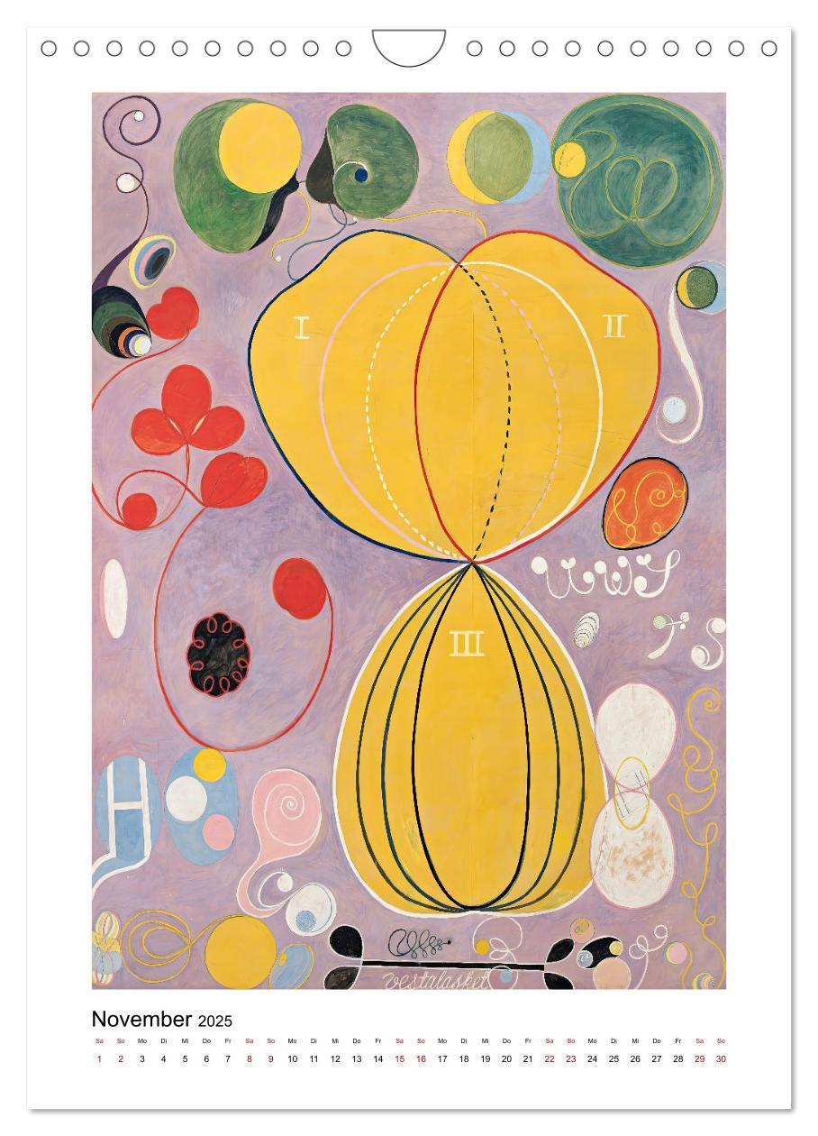 Bild: 9783383959493 | Hilma af Klint - Ein Jahr voller mystischer Kunst (Wandkalender...