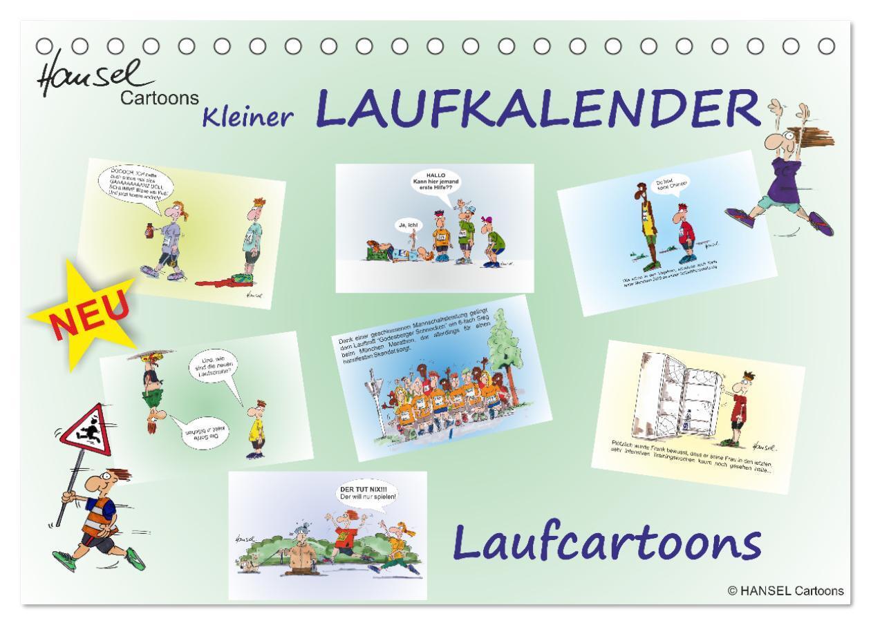 Cover: 9783383925177 | HANSELs kleiner Laufkalender (Tischkalender 2025 DIN A5 quer),...