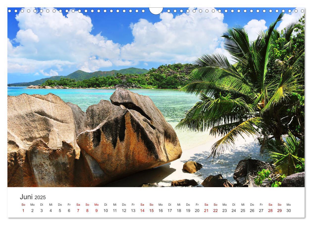 Bild: 9783435440160 | Traumstrände der Seychellen (Wandkalender 2025 DIN A3 quer),...