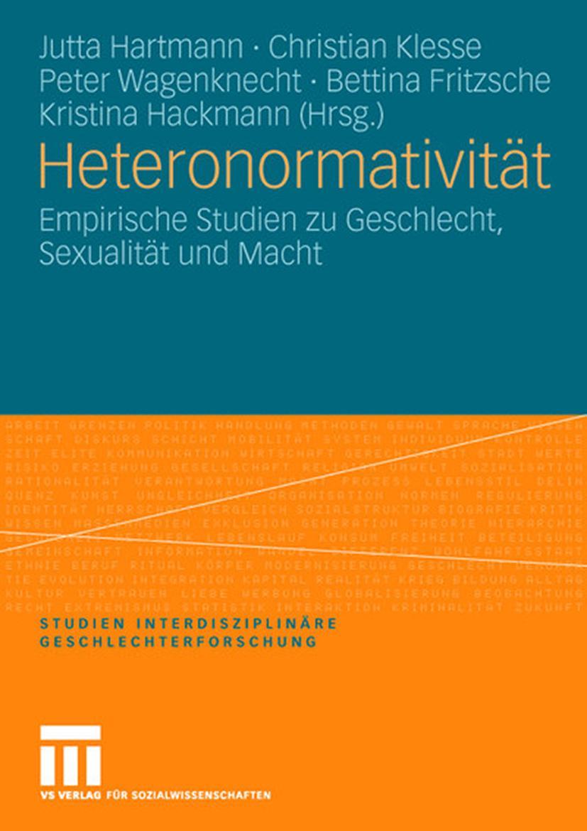 Cover: 9783531146119 | Heteronormativität | Jutta Hartmann (u. a.) | Taschenbuch | 312 S.