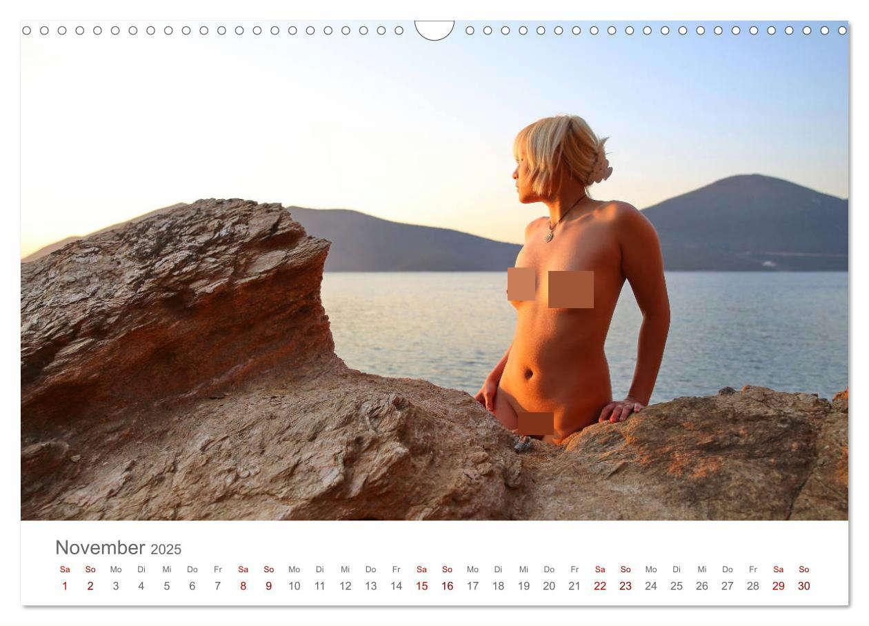 Bild: 9783435437740 | Akt und Meer (Wandkalender 2025 DIN A3 quer), CALVENDO Monatskalender