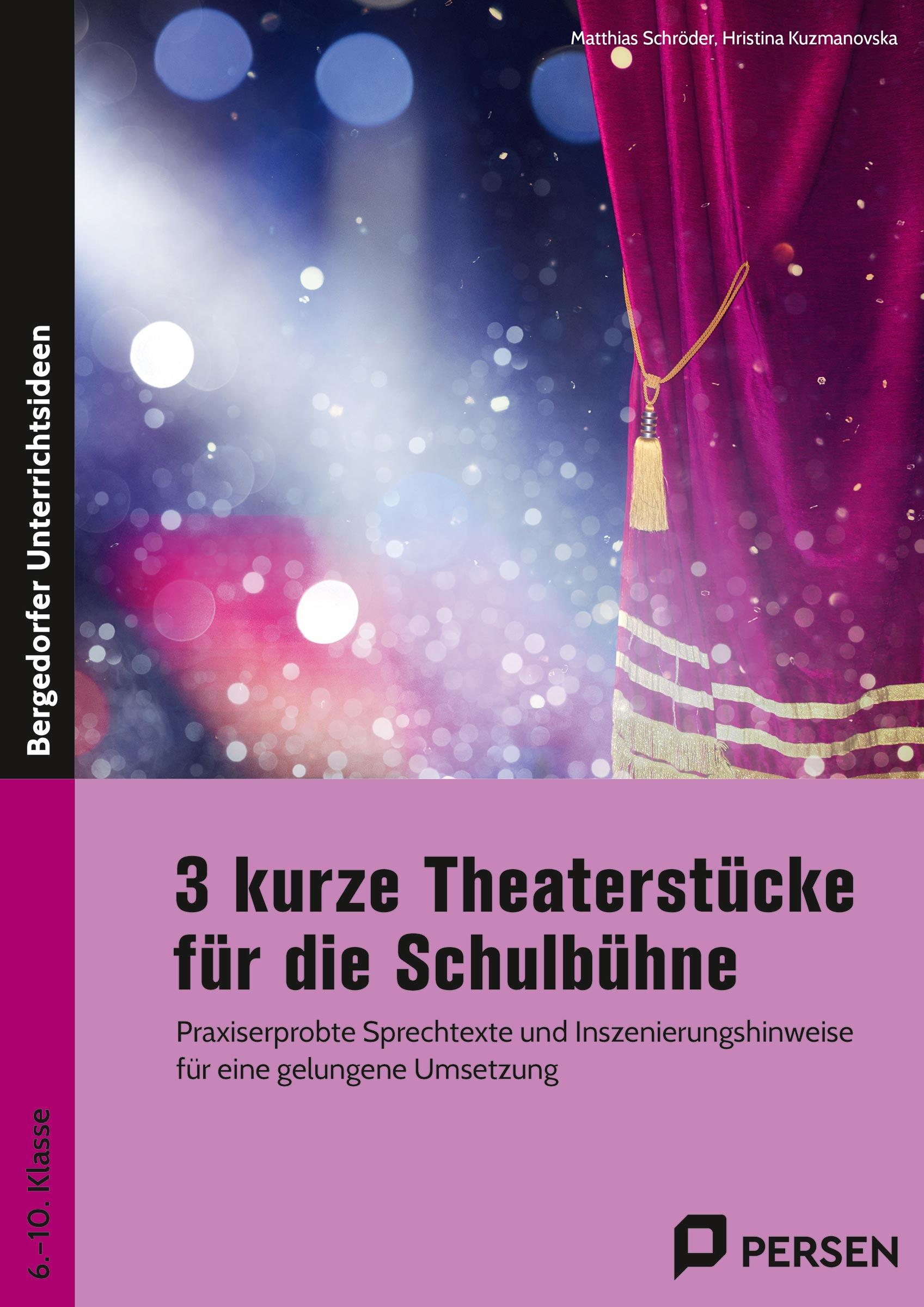 Cover: 9783403205166 | 3 kurze Theaterstücke für die Schulbühne | Kuzmanovska (u. a.) | 62 S.