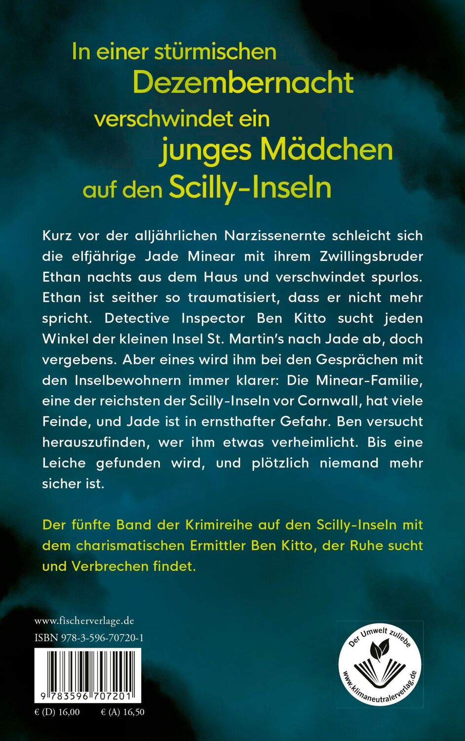 Rückseite: 9783596707201 | Leise steigt die Flut | Kate Penrose | Taschenbuch | 432 S. | Deutsch