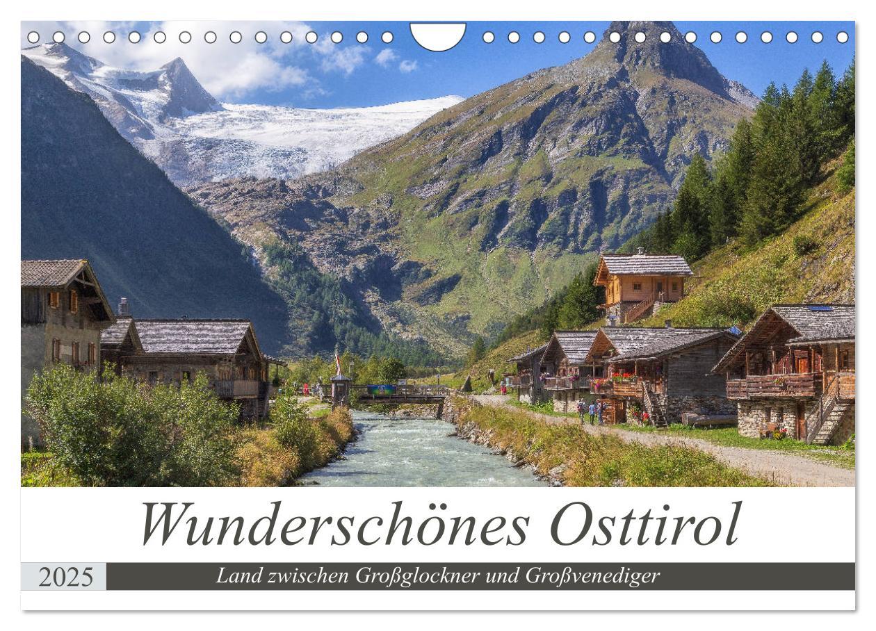 Cover: 9783435200818 | Wunderschönes Osttirol (Wandkalender 2025 DIN A4 quer), CALVENDO...