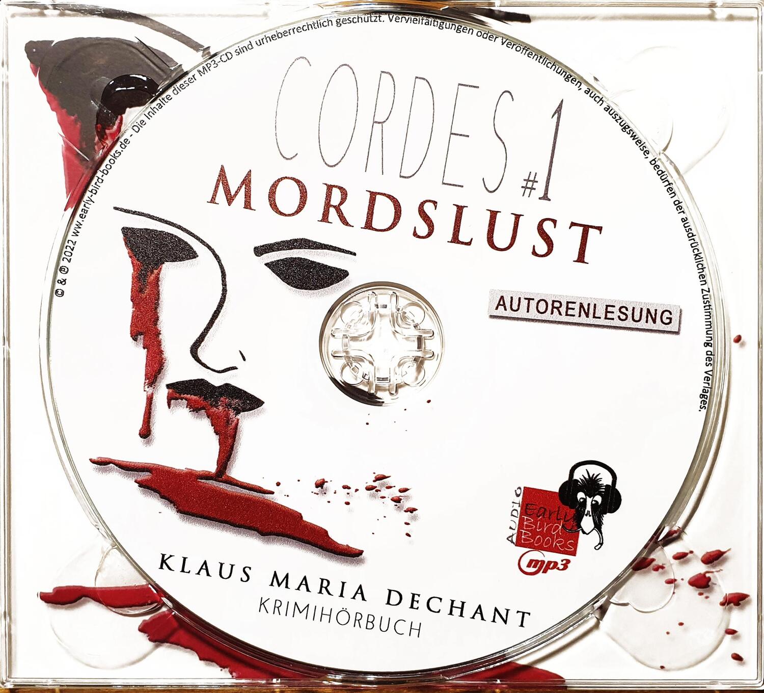 Bild: 9783985760138 | CORDES #1 - Mordslust | (Autorenlesung) | Dechant Klaus Maria | MP3