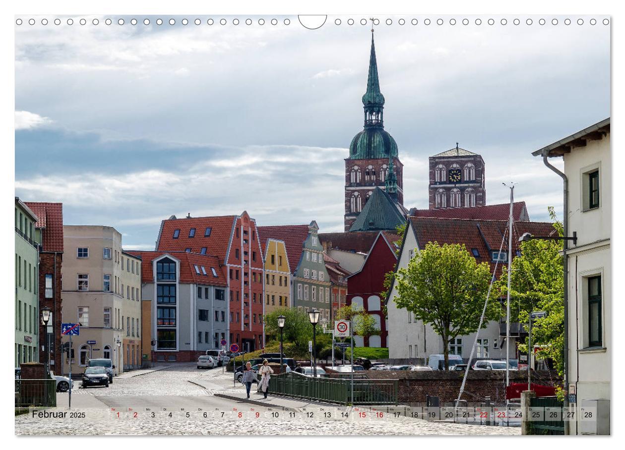 Bild: 9783435370917 | Ein Bummel durch die Hansestadt Stralsund (Wandkalender 2025 DIN A3...