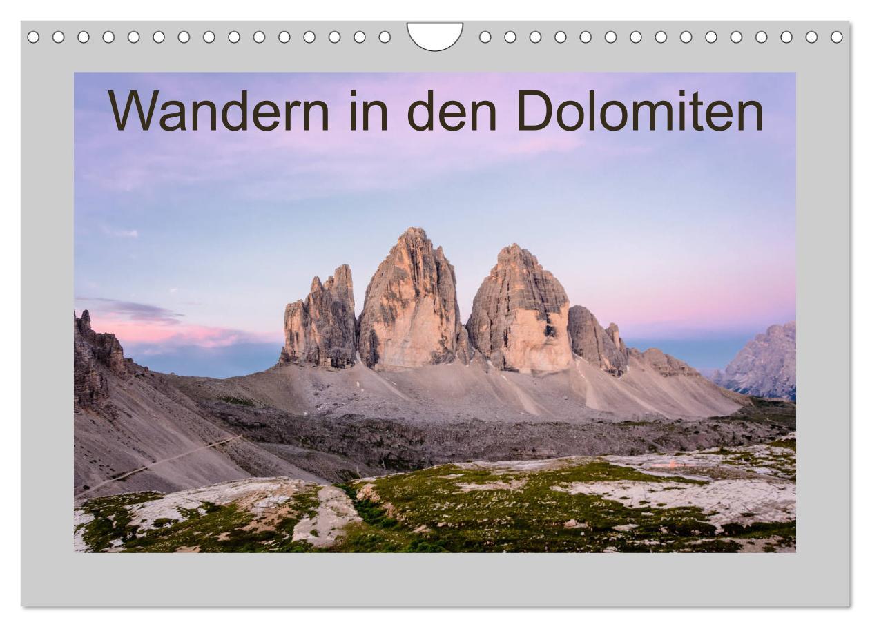 Cover: 9783435290529 | Wandern in den Dolomiten (Wandkalender 2025 DIN A4 quer), CALVENDO...