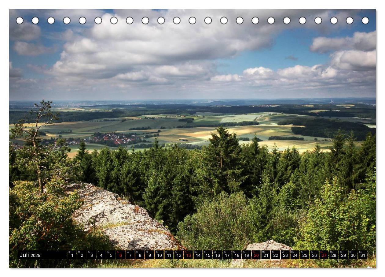 Bild: 9783435521517 | Impressionen aus Franken (Tischkalender 2025 DIN A5 quer), CALVENDO...