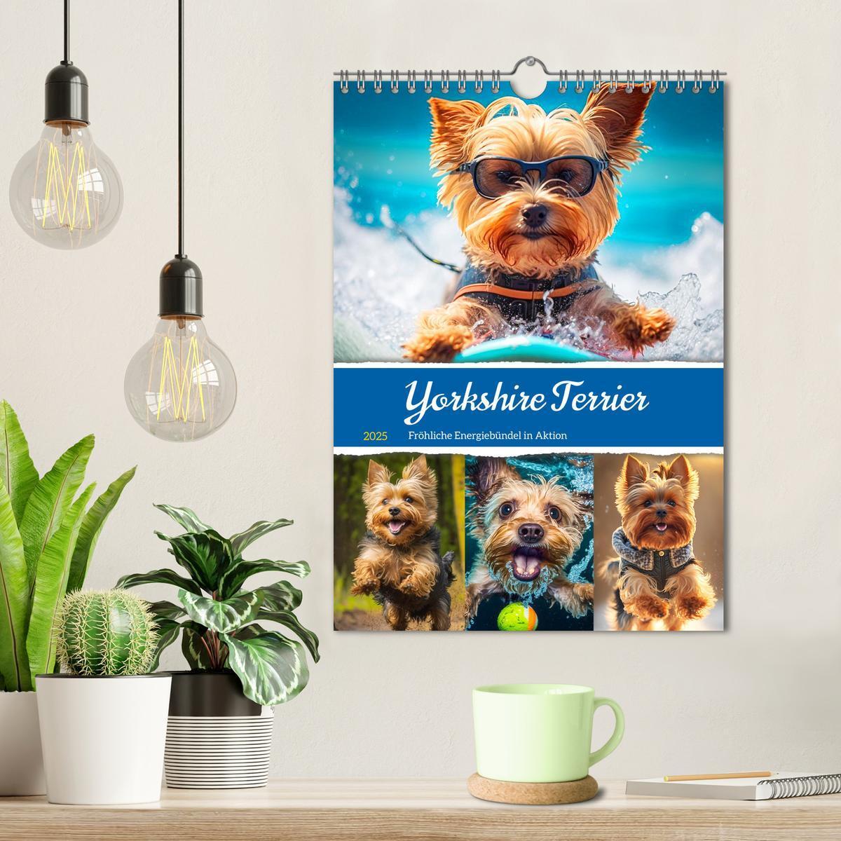 Bild: 9783435869886 | Yorkshire Terrier. Fröhliche Energiebündel in Aktion (Wandkalender...