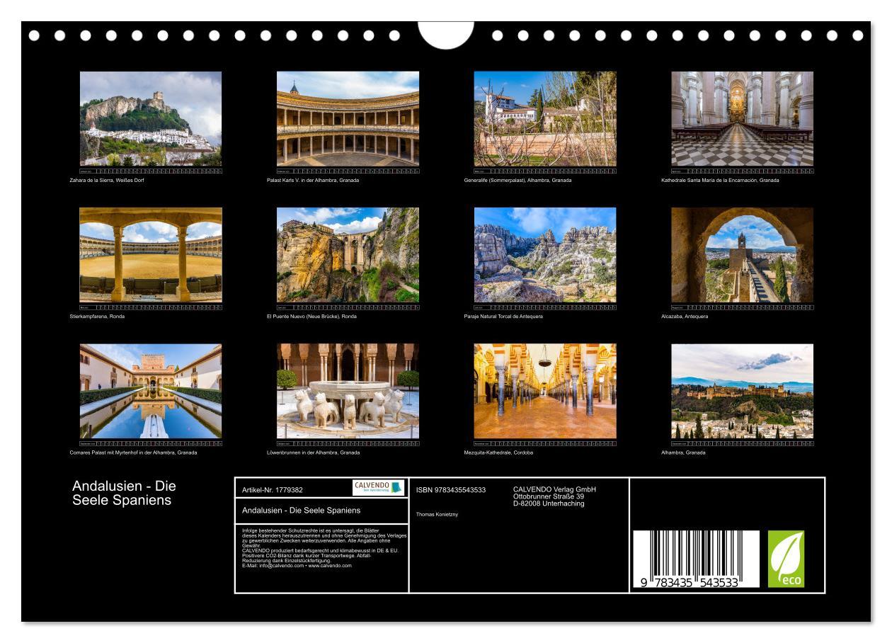 Bild: 9783435543533 | Andalusien - Die Seele Spaniens (Wandkalender 2025 DIN A4 quer),...